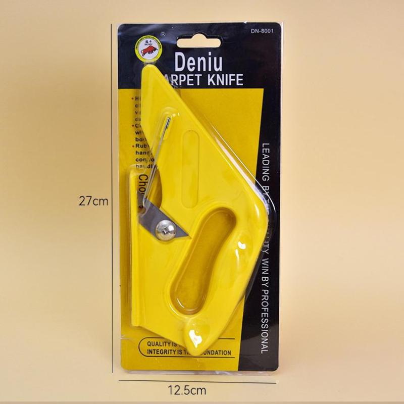 1 Stück Multifunktionale Teppichschneidemesser 45mm Rotierendes Papier-Schneidemesser zum Schneiden von Teppich Linoleum Stoff Papier Handwerkzeuge gelb