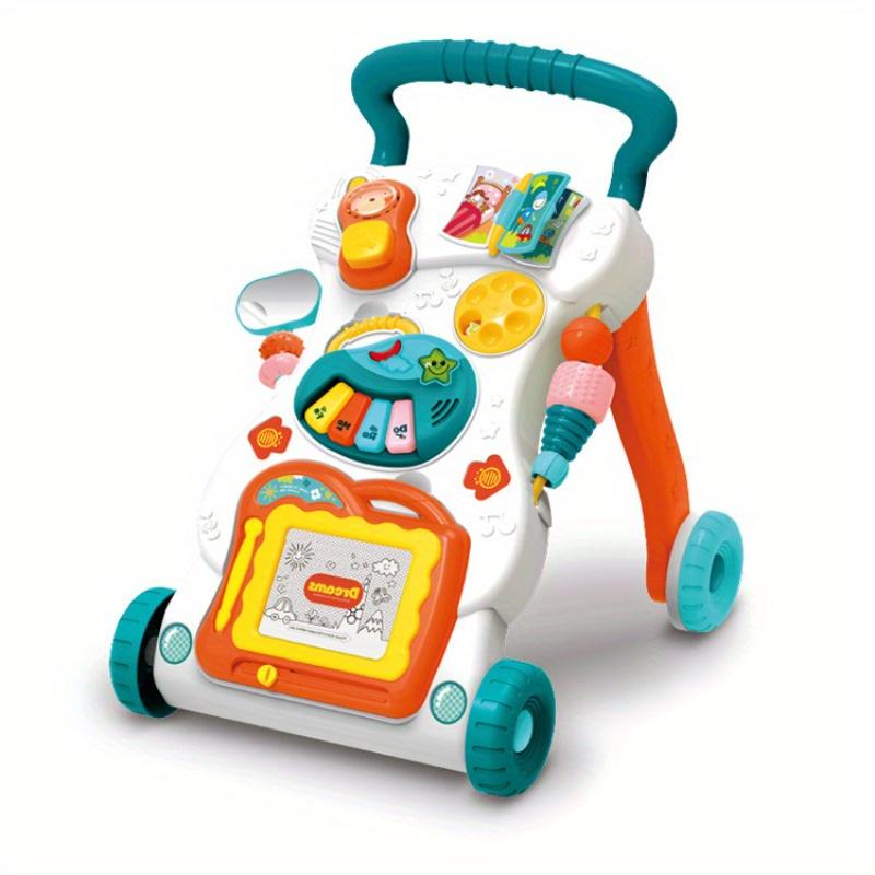 Baby Sitz-zu-Stehen Lernen Musik Walker Trolley Multifunktionale Musik Cartoon Musical Entwicklungspädagogisches Spielzeug Geschenke 1set