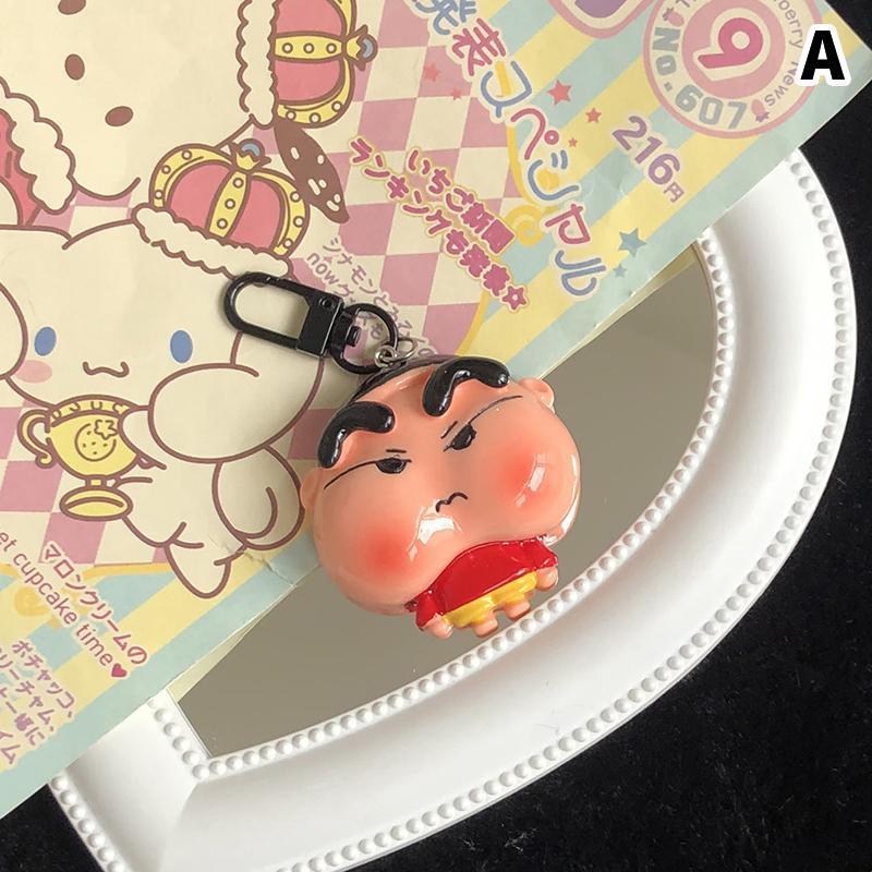 Crayon Shin-Chan Nohara Himawari Boochan Niedlicher Cartoon-Schlüsselanhänger Kawaii Spielzeug Rucksack Anhänger Schultasche Dekoration Kind Weihnachtsgeschenk as the picture