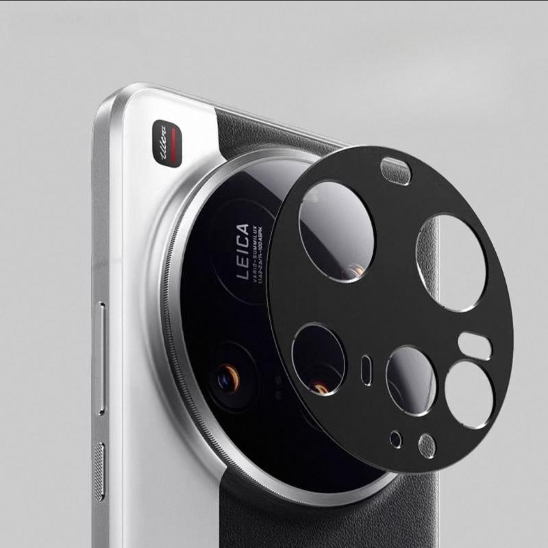 1 Set Ultra HD Hintere Metall-Kamera-Ring Anti-Kratz-Folie Für Xiaomi 15 Ultra Aluminiumlegierung Objektivschutzabdeckung Handy Zubehör Xiaomi 15 Ultra(1Set schwarz