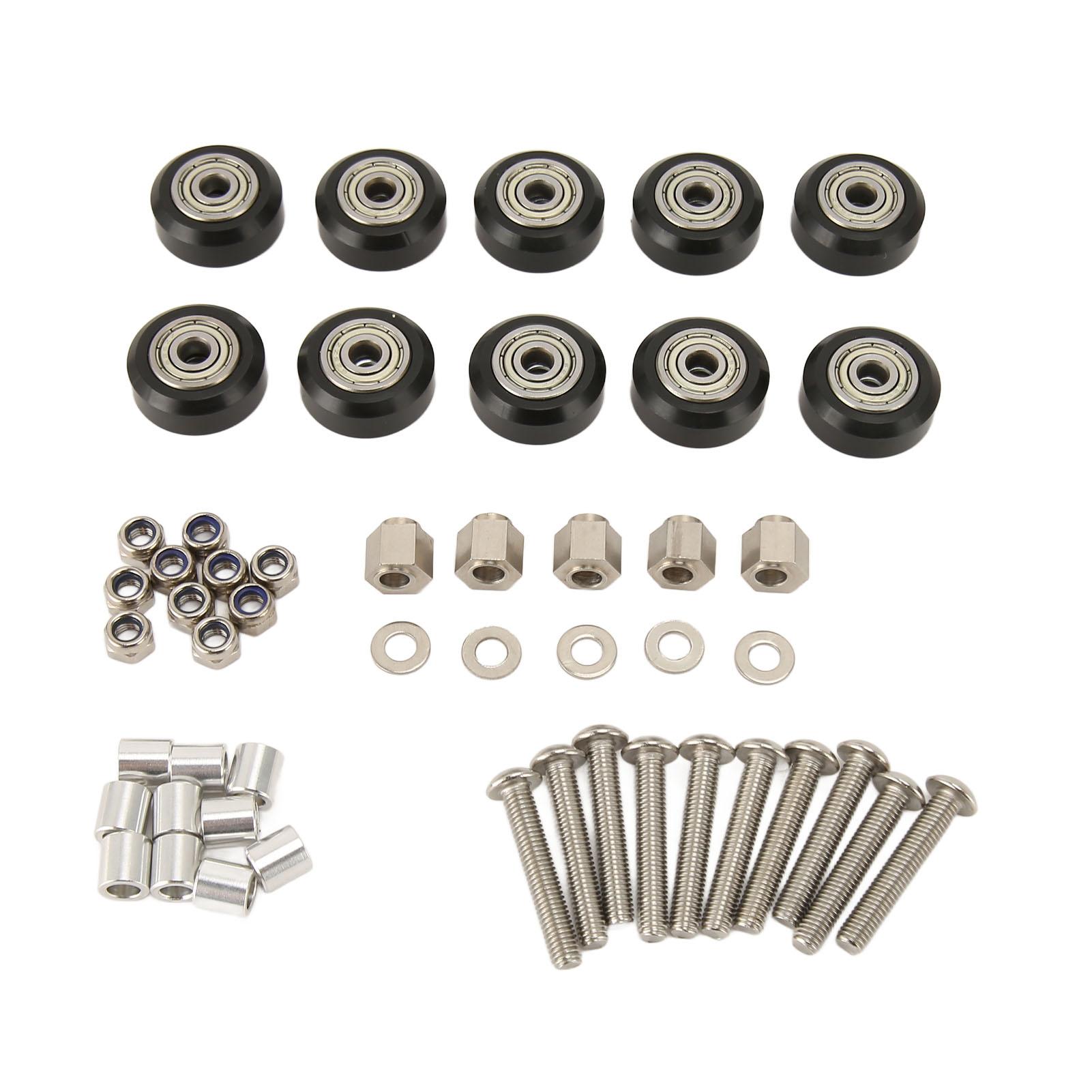 10 Stücke 3D Drucker Riemenscheibe Radsatz 3D Drucker POM Riemenscheiben Räder Kunststoff Riemenscheibe Rad mit Lager