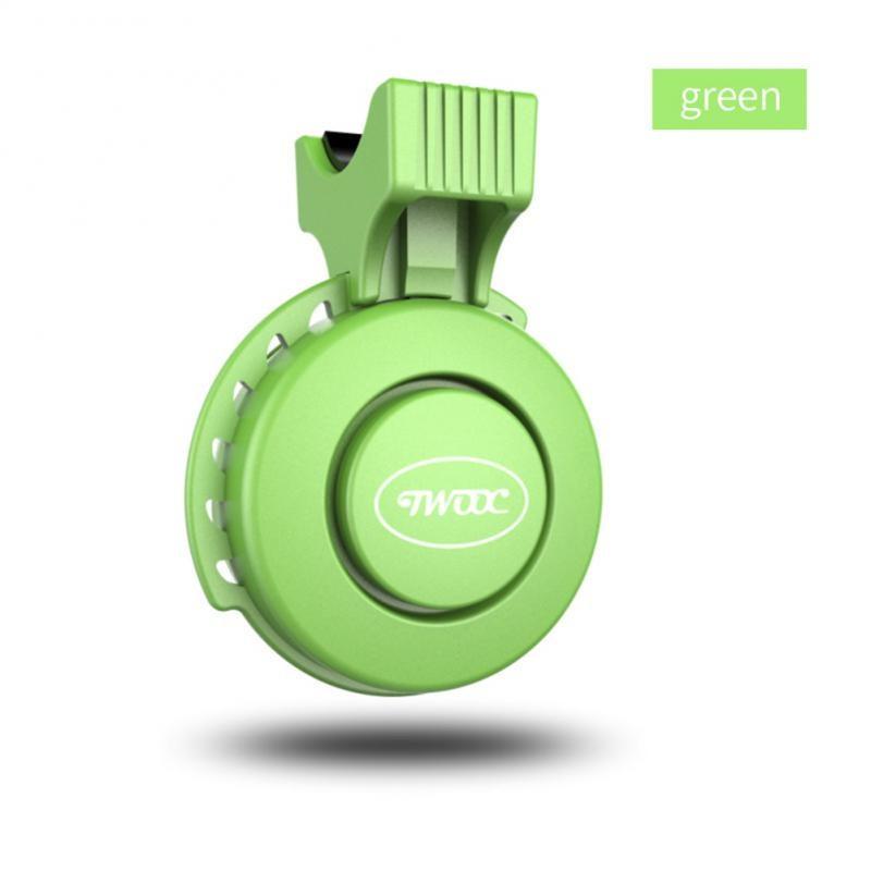 Fahrrad Elektrische Hupe USB Lade Elektrische Glocke Elektrische Roller Horn Reit Ausrüstung Alarm Ring Fahrrad Glocke Fahrrad Zubehör grün