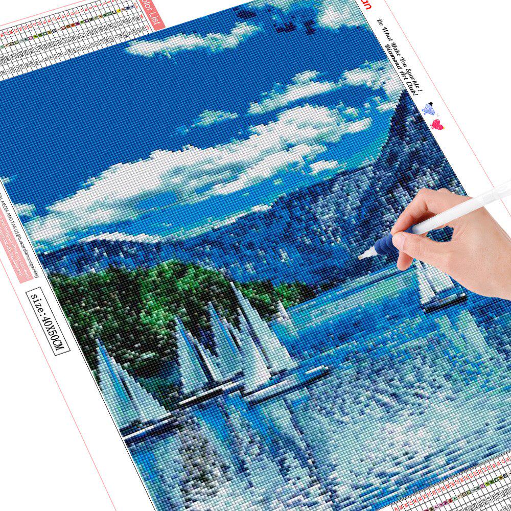 Diy 5d Diamant Malerei Landschaft Diamant Stickerei Kreuzstich Landschaft voller runder Diamant 20X30