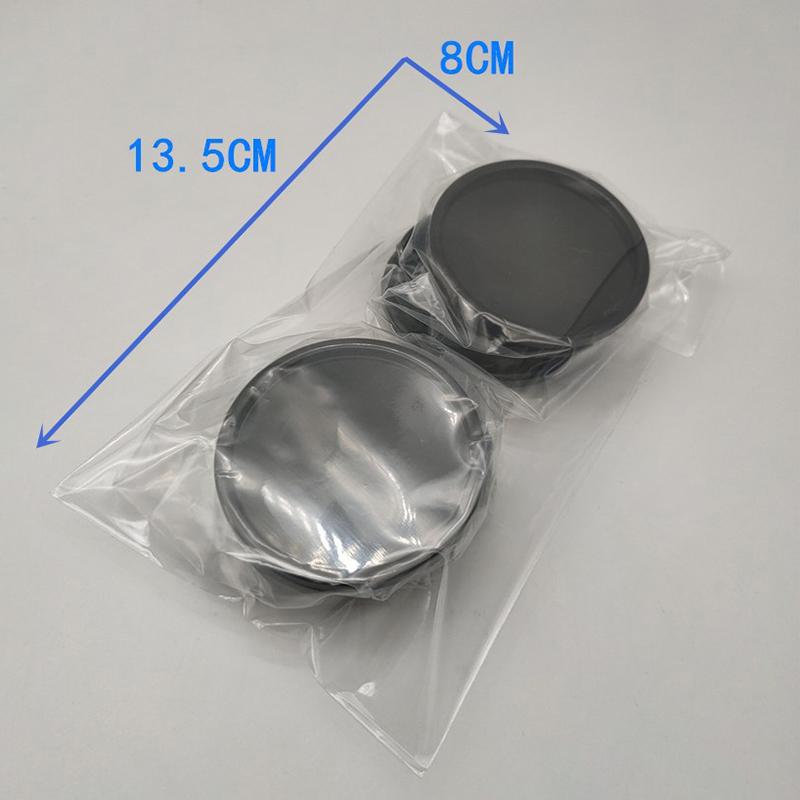 4 Stücke 58 Mm Abs Radmitte Kappe Nabenabdeckung Auto Rad Reifen Felgen Mitte Nabenkappen schwarz