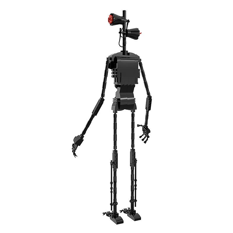 Kreative MOC Siren Head Horror Legende Figuren Bausteine DIY Modell Steine Spielzeug für Kinder Baustein Spielzeug Kinder Geschenke