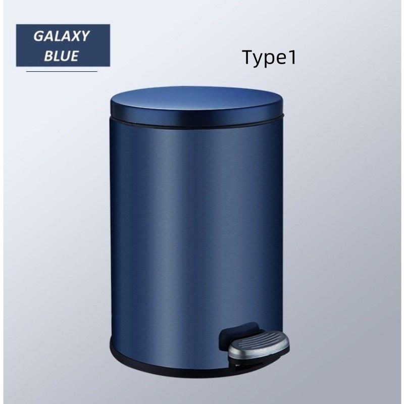 6L/8L/12L Automatischer Soft-Close Edelstahl Mülleimer Minimalistisches Design Müllbehälter Haushalt Große Kapazität Abfalleimer 6L