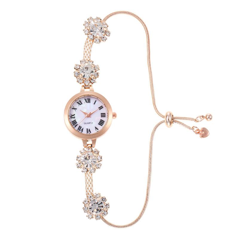Elegante Damen-Quarzuhren, modische Stile, Damen-Armbanduhren, Top-Marke, beste Geschenke für Frau, Familie, Freund rose gold