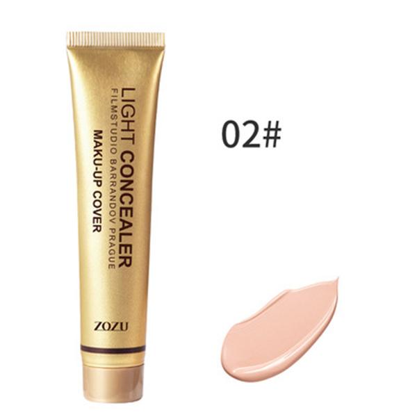 Lichtempfindlicher Reparatur-Concealer, feuchtigkeitsspendend, kleine goldene Tube, Aufhellung des Hauttons, natürliches Nude-Make-up, Make-up-Grundierung, Isolationscreme 02#