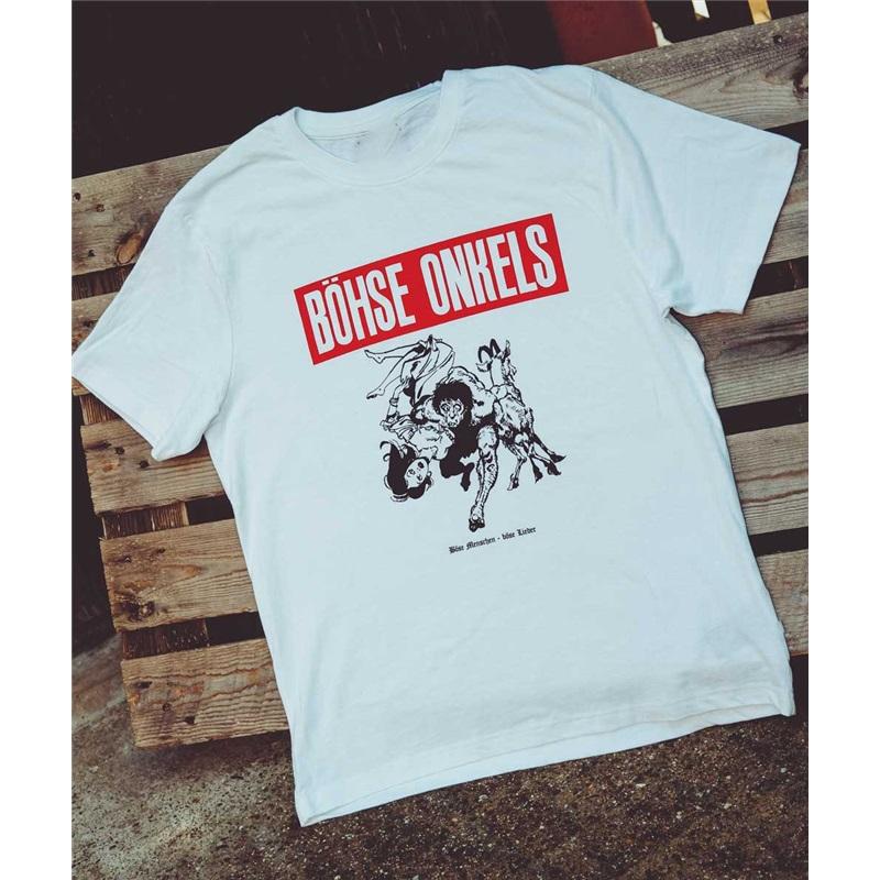 Böhse Onkelz 40 Jahre T-Shirt Gehasst Verdammt Vergöttert II Peripher Übergröße Y2k Streetwear Kleidung Lässige Baumwolle Herren Damen T-Shirts Tees XXXL schwarz