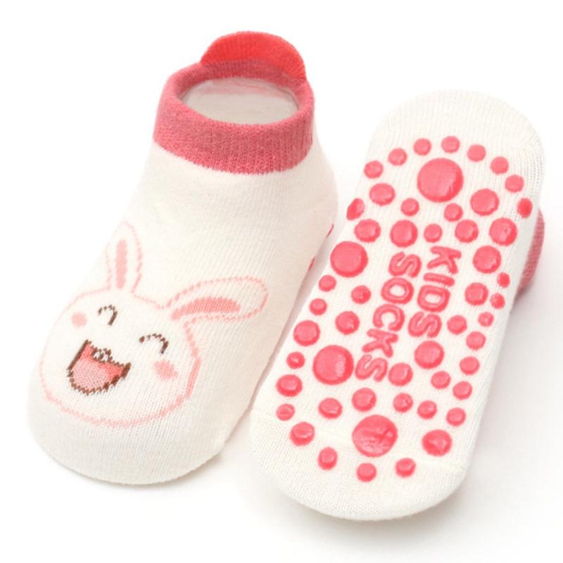 Baby Anti Slip Cartoon Kurze Socken Geklebt Sohle Boden Socken Kinder Socken S