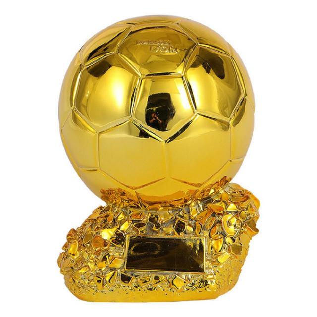 European Football Golden Ball Award Souvenir Football Cup Champion Player Competition Award Gold Model Geschenk Fans Souvenir Geschenk 21CM gold
