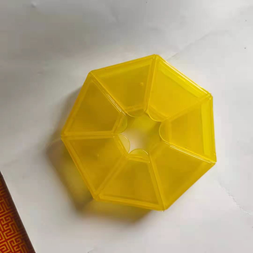 1Pcs Pille Fall Kunststoff 7 Tage Tablet Candy Box Tragbare Lagerung Tablet Halter Reise Veranstalter Pille Dispenser Container gelb