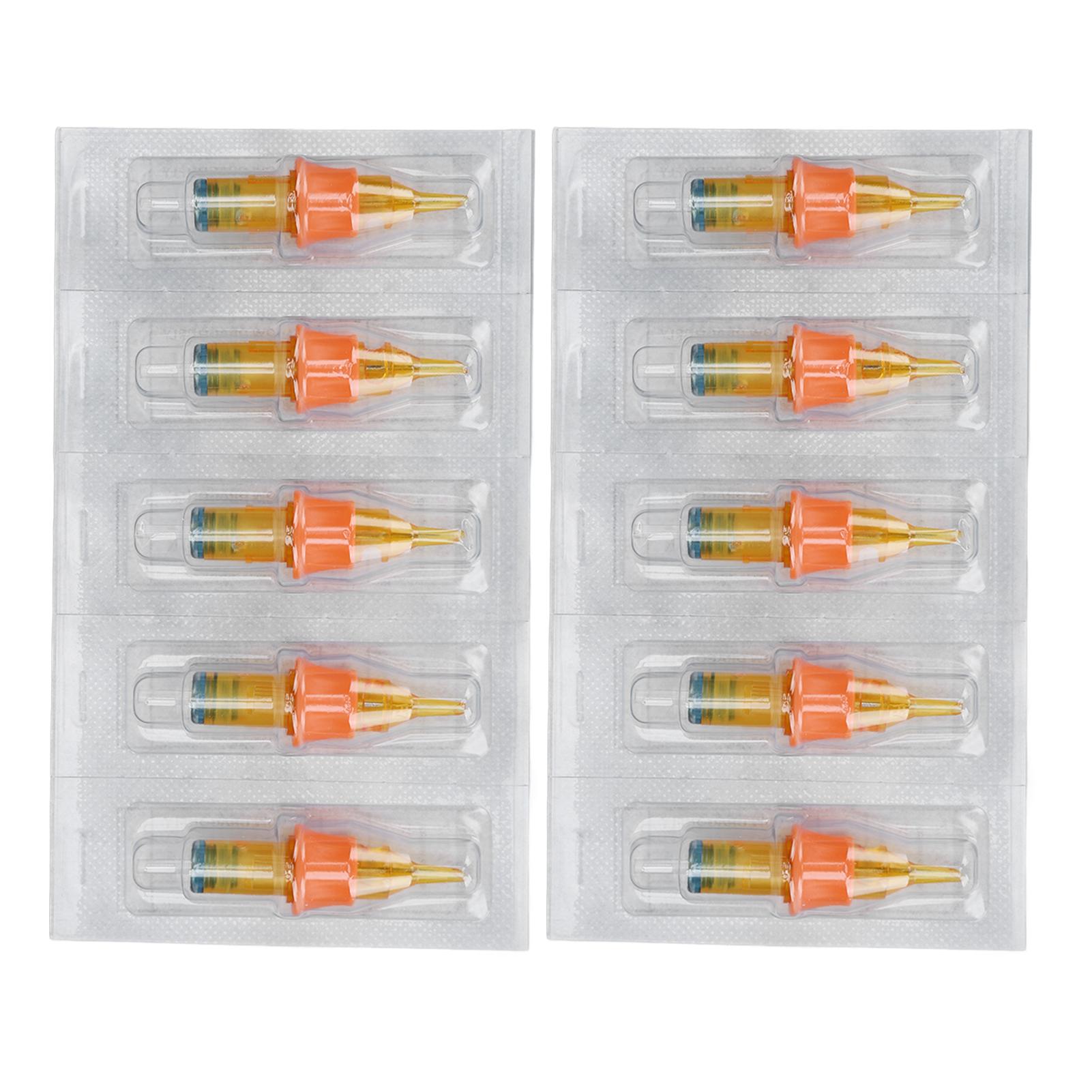 Tattoo-Patronennadeln, runder Liner, Silikonhülle, große Tintenaufbewahrung, schnelles Färben, Tattoo-Zubehör