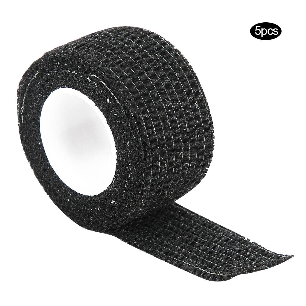 5 Stück Tattoo-Bandage Einweg Selbstklebende Tattoo-Griffabdeckung Wickel Tattoo-Zubehör(Schwarz ) schwarz