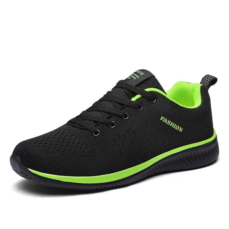 FASHION SHOES Atmungsaktive Sport-Turnschuhe für Herren, Sport-Laufschuhe, Outdoor-Damen-Tennis-Turnschuhe 35 schwarz/grün