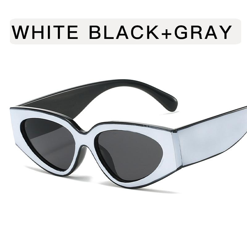 Neue Vintage Cat-Eye Sonnenbrille für Damen Herren Runde Sonnenbrille Damen Oval Brille für Herren Damen Brille