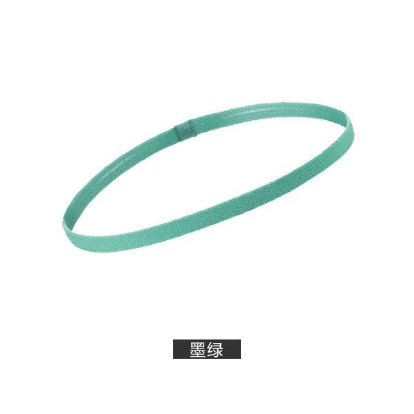 1PC Männer Frauen Sport Stirnband Silikon Anti-slip Elastische Yoga Haar Bands Verband Nicht-slip Outdoor Sport Schweißband sport Sicherheit dunkelgrüne