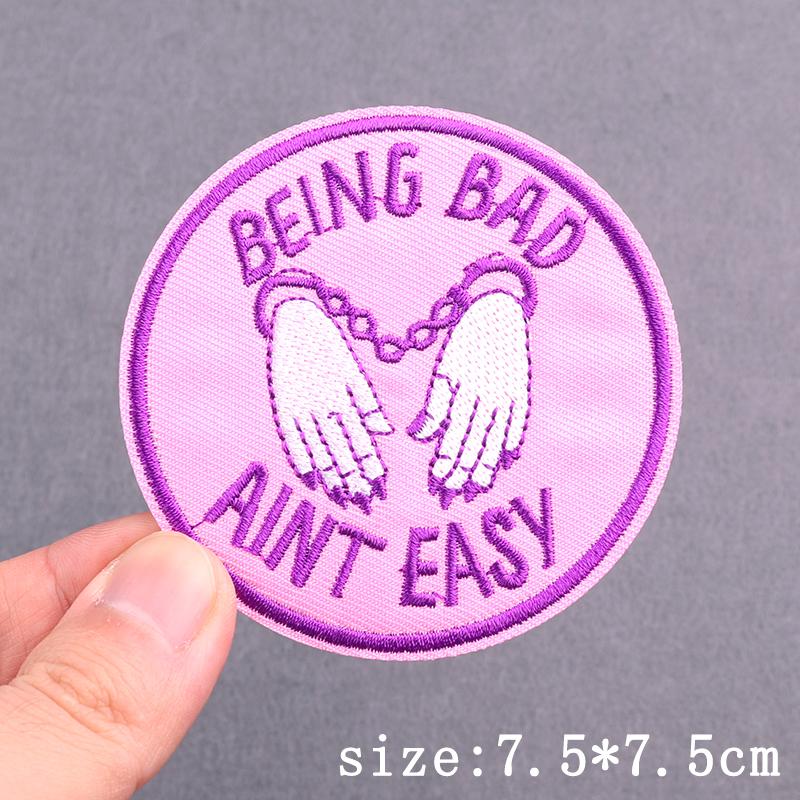 Totenkopf Punk Stickerei Patches auf Kleidung Hip Hop Sexy Schmelzbare Patch Eisen auf Patches für Kleidung Liebe Patch für Kleidung Dekor