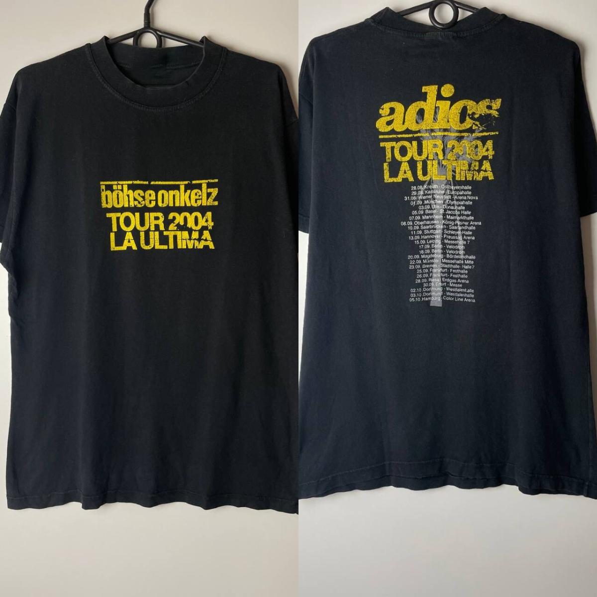 Vintage 90er Bohse Onkelz Rock Metal Band T-Shirt Herren Damen Oversized Hip Hop Y2k Unisex Baumwolle High Street Harajuku Weiblich Männlich Bequeme Kleidung M bunt