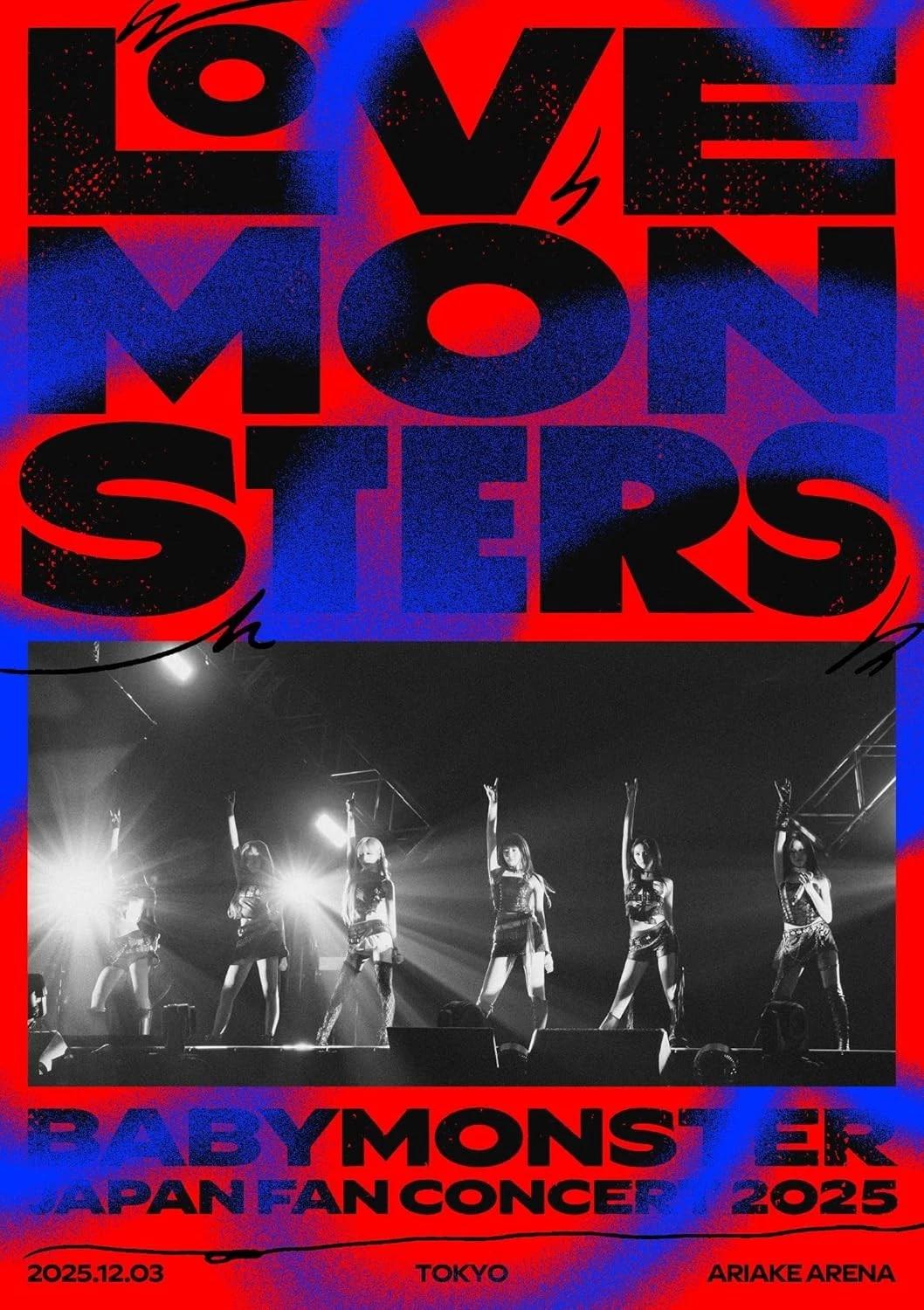 VORBESTELLUNG BABYMONSTER  LOVE MONSTERS  JAPAN FAN-KONZERT 2025 VERSIEGELTE CD Blu-ray Blu-ray(STANDARD)