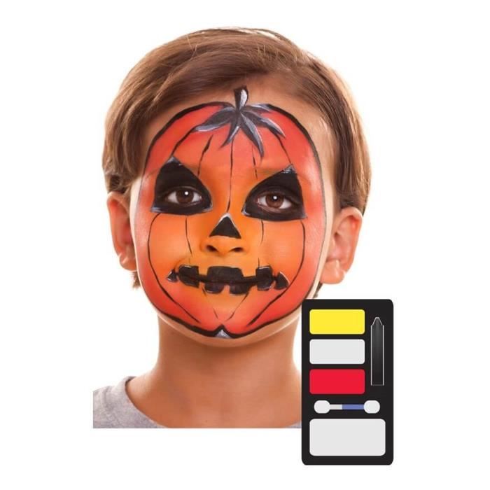 Make-up-Set - Trusted Shop - Kürbis - Einheitsgröße - Mehrfarbig - Halloween