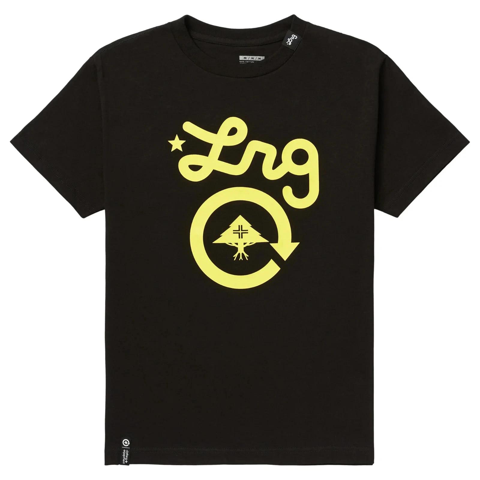 Lifted Research Group LRG Herren Cycle Logo Kurzarm Schwarz Shirt NWT Klein 4XL