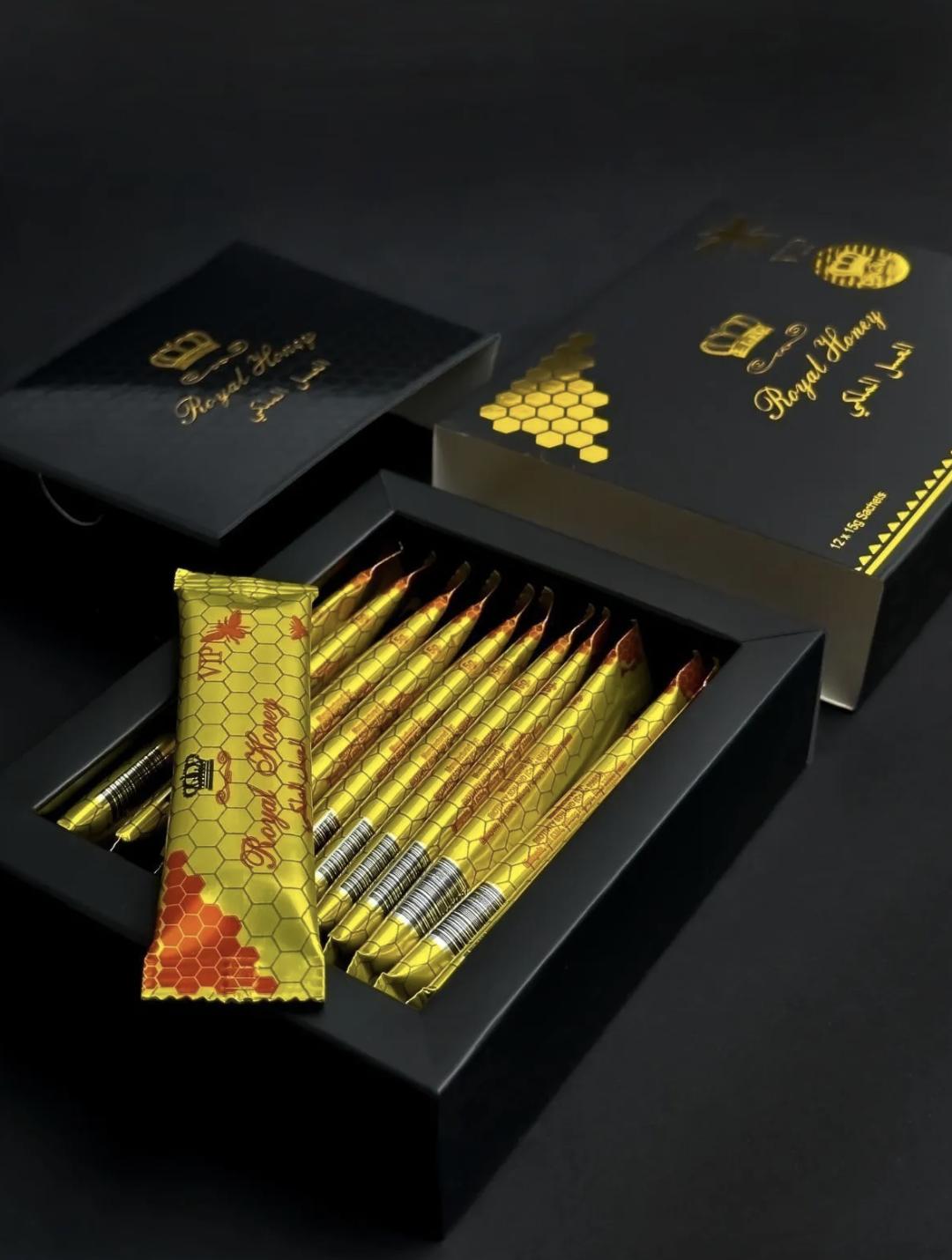 ROYAL VIP Royal Honig Kräuter Mischpaste Blütenpollen Honig Vip 15 Gramm x 12 'er 1 Packung 100% Honig Paste Stick