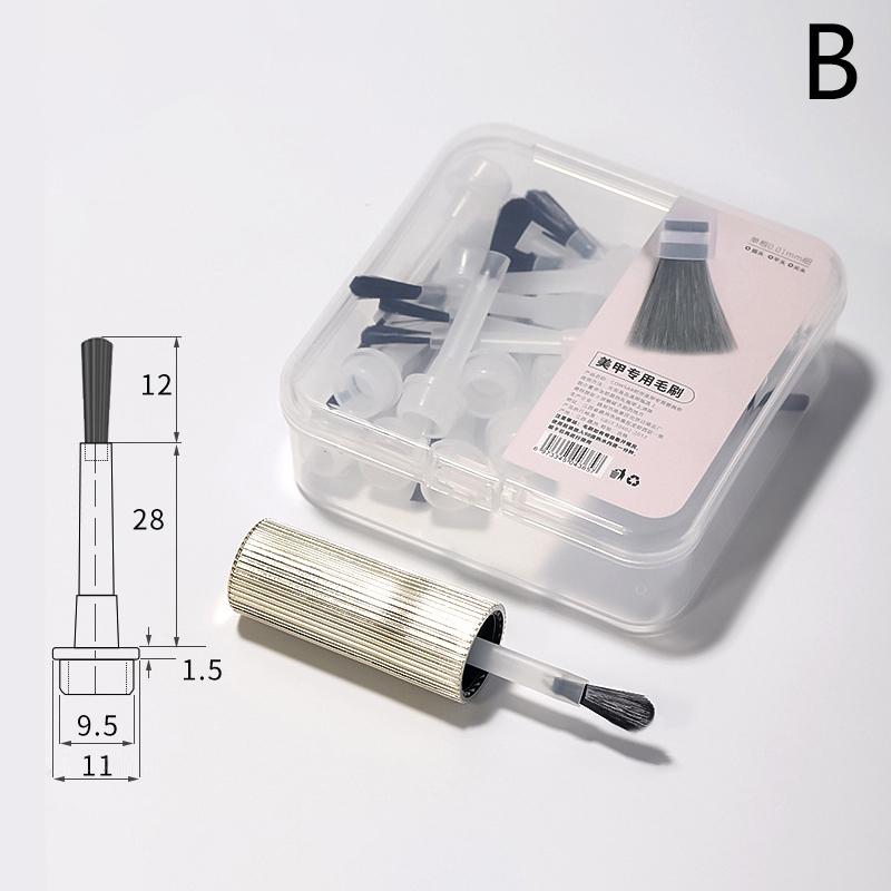 Nagellack-Ersatzbürsten, Gel-Nagellack-Ersatzbürsten für den professionellen Salon- oder Heimgebrauch, Maniküre-Applikator-Werkzeuge as the picture