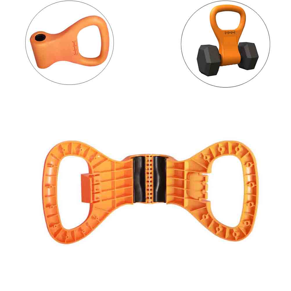 Kettlebell Verstellbar Tragbar Gewicht Griff Reise Trainingsgerät Klemmen für Hantel für