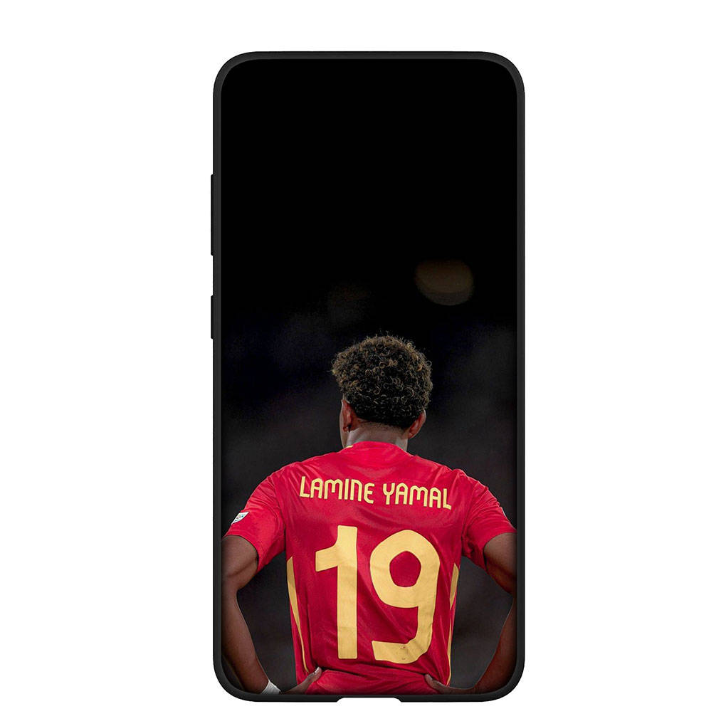 für iPhone 16 15 X XR Samsung Galaxy S24 S23 Plus Xiaomi Redmi Note 13 12 11 Pro Max 14 OPPO Huawei Cover Fußball Sport NO19 Fußball NO 19 Handyhülle for Samsung Galaxy A32 5G natur