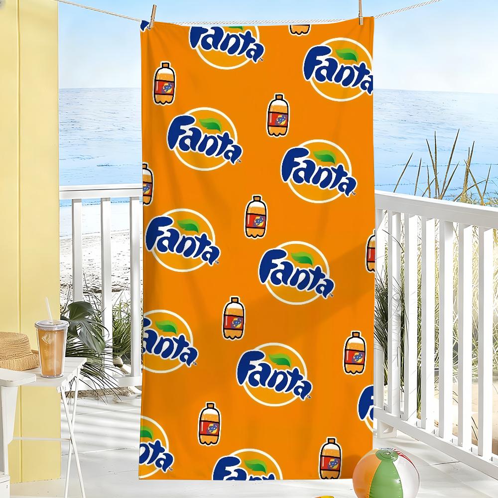 Mode Cooles Handtuch Weich Pool Geschenk Für Reise Fitnessstudio Dusche Camping Schnelltrocknend Sport F-Fanta-S Getränk Große Strandhandtücher W63*H120(CM)