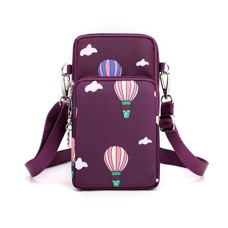 Neue Damen-Handytasche aus Nylon, Handytasche, Münzgeldbörse, Riemen, Umhängetasche, kleine Umhängetaschen für Damen, Geldbörse, Reisegeldbörse