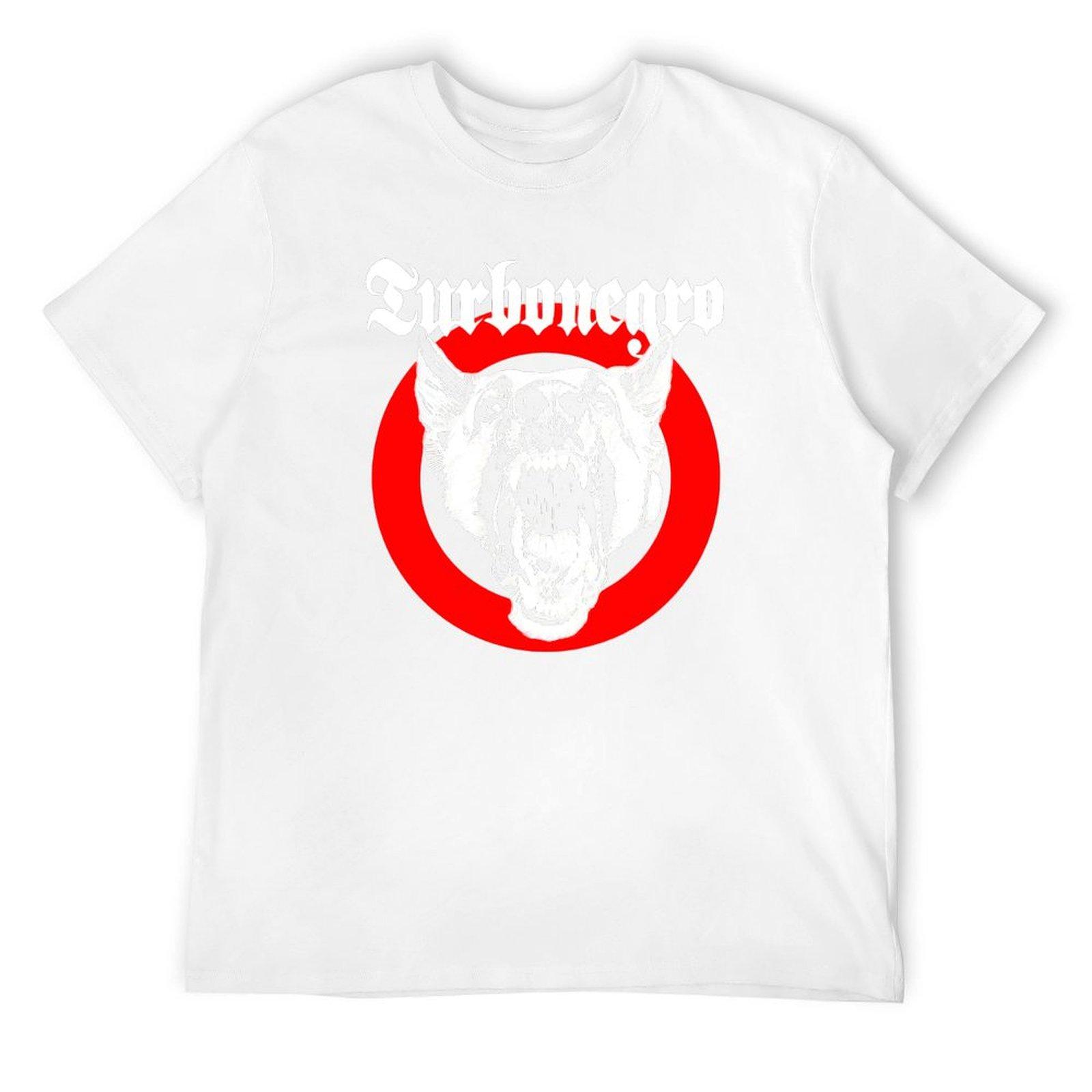 Turbonegro Klassische Mode Lässiges T-Shirt Hippie-Kleidung Übergrößen Rapper Grafik-T-Shirts blaues Archiv Shirts Männer S