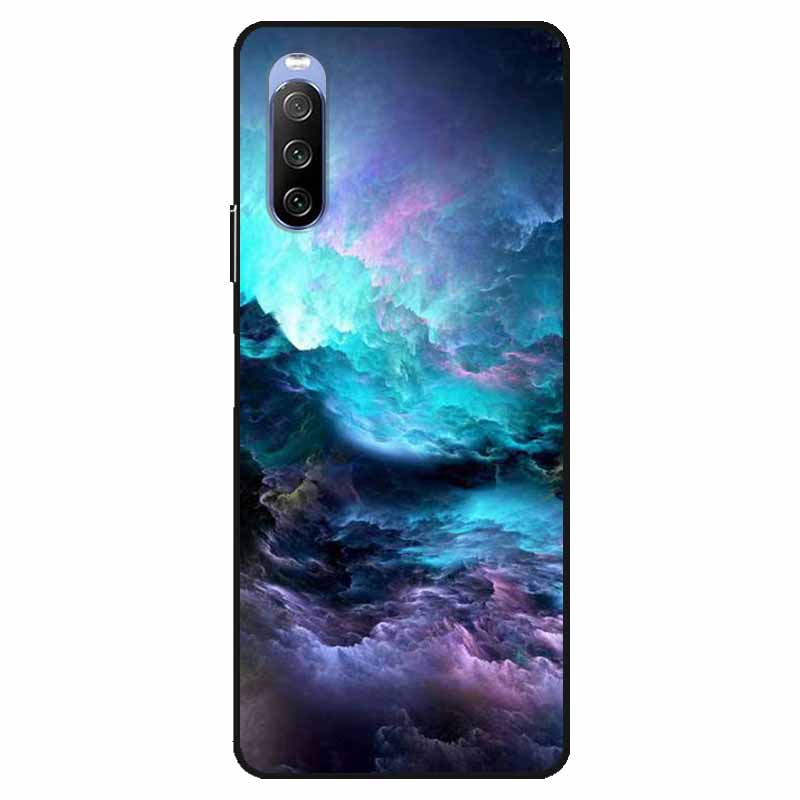 Für Sony Xperia 10 V Hülle Weiches Silikon Coole Cartoon Hülle Für Sony Xperia 10V 2023 Rückabdeckung Xperia10V TPU Handy Fundas Mode Sony Xperia 10 V blue
