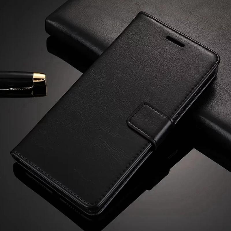 Klassischer Buchstil Stand Flip Wallet Leder Handyhülle Kartenfach für Samsung Galaxy A05 A15 A25 A35 A55 A24 A34 A54 5G A53 5G Redmi Note 13 Pro Samsung Galaxy A04 schwarz