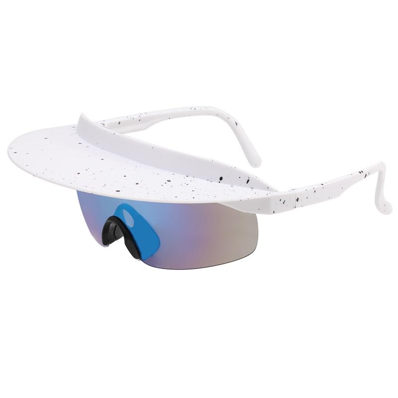 Bunte Personalisierte Herrenmütze Sonnenbrille Outdoor-Sport Reiten Sonnenschutz Sonnenblende Brille nicht polarisiert