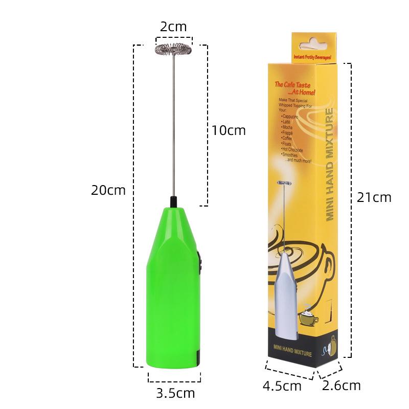 Mini Elektrische Milch Schäumer Mixer Drahtlose Kaffee Schneebesen Mixer Hand Egg Beater Cappuccino Mixer-düse Küche Schneebesen Werkzeuge grün