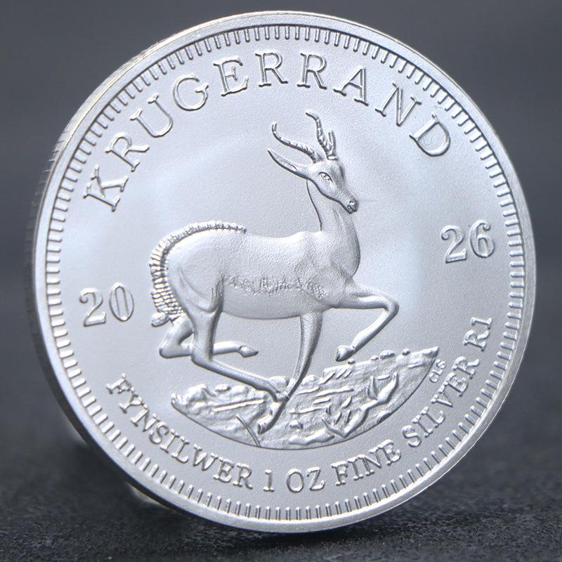 Legierung Versilberte Krugerrand Gedenkmünze (2022–2024) - Südafrika-Ausgabe