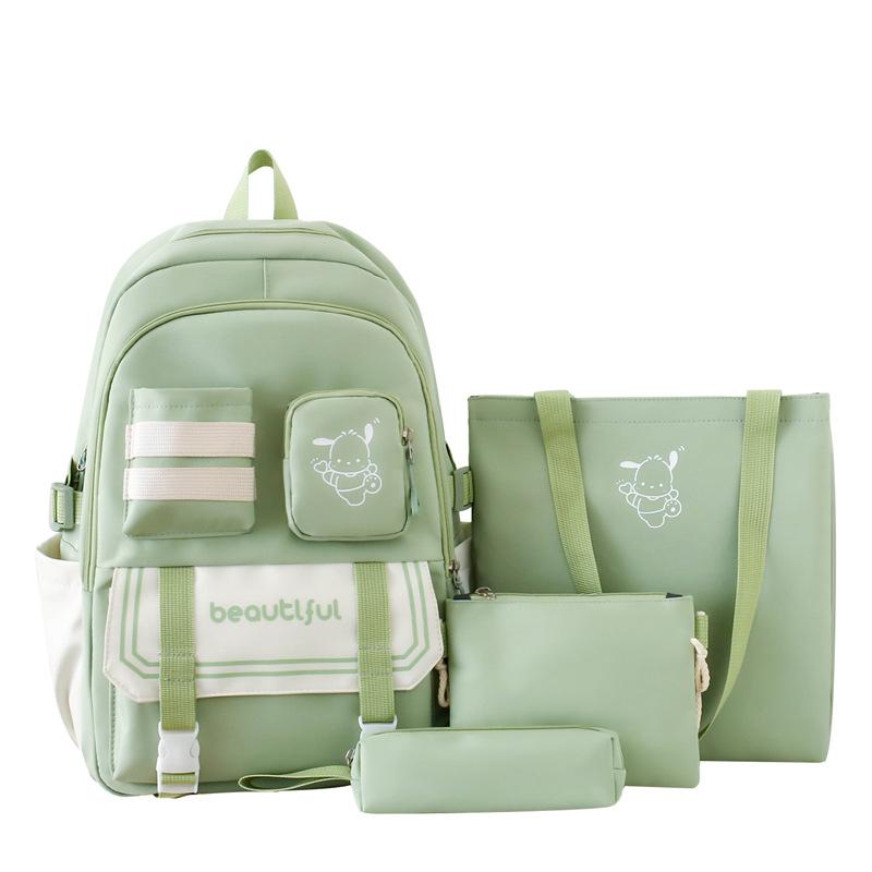 Neue Schultasche Mittelschüler Ins Hochwertige Textur Großes Fassungsvermögen Mädchen Rucksack College Stil Studentenmode Schultasche