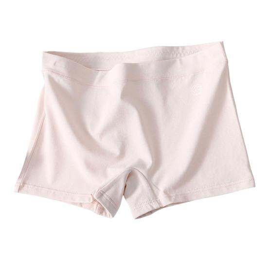 Damen-Boxershorts aus Baumwolle, nahtlose Boxershorts, Unterwäsche, weiche, schmale Passform, für den täglichen Schlaf M rosa