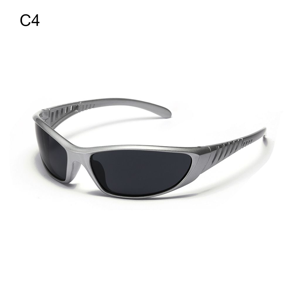Retro UV400 Herren Sonnenbrille Sport Sonnenbrille Ästhetische Y2K Sonnenbrille Radfahren C4
