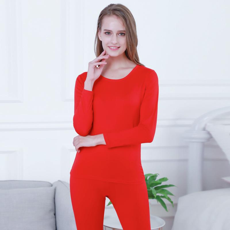 1 Set (Hemd + Hose) Sexy nahtlose Stretch-Thermo-Unterwäsche-Sets für Paare, Unisex, dünn, schlank, lange Unterhosen XXXXXXL rot