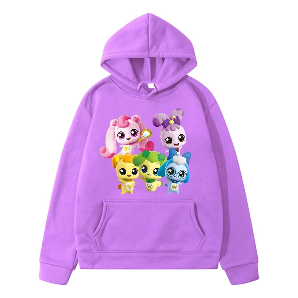 Teenie ping Cartoon Fleece Sweatshirt Anime Hoodie y2k Sweatshirt Herbst Jungen Hoodie Pullover Kinderkleidung Kinderkleidung Mädchen 160