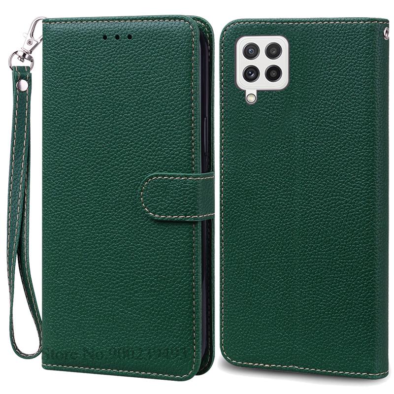 M32 4G Hülle Für Samsung Galaxy M32 Hülle Leder Brieftasche Flip Hülle Für Samsung M32 M 32 SM-M325F Hülle Weiche Silikon Abdeckung Fundas For Samsung M32 4G