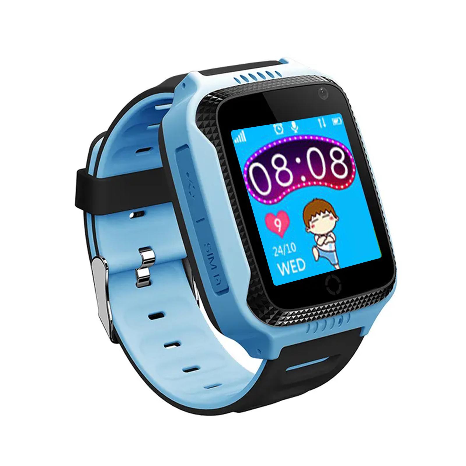 Kinder-Smartphone-Uhr, 2G-Netzwerk-Smartwatch für Kinder, GPS-LBS-Ortung, Kinder-Tracker-Uhr blau