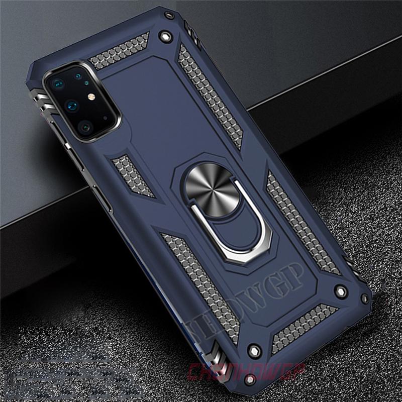 Für Samsung Galaxy A51 Fall Stoßfest Rüstung Telefon Fällen Stoßstange Für Samsung A71 A51 SM A515F A717F A 51 71 Magnet auto Halter Ring Abdeckung Samsung Galaxy A51 blau