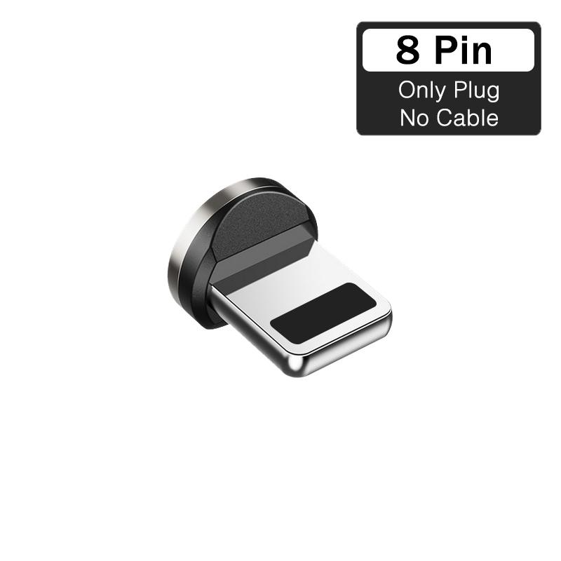 ROCK Magnetisches USB-Kabel für iPhone-Ladegerät, 540 Grad drehbar, USB-Typ-C-Kabel für Xiaomi Samsung, Magnet-Ladekabel, Micro-USB-Kabel IOS Plug