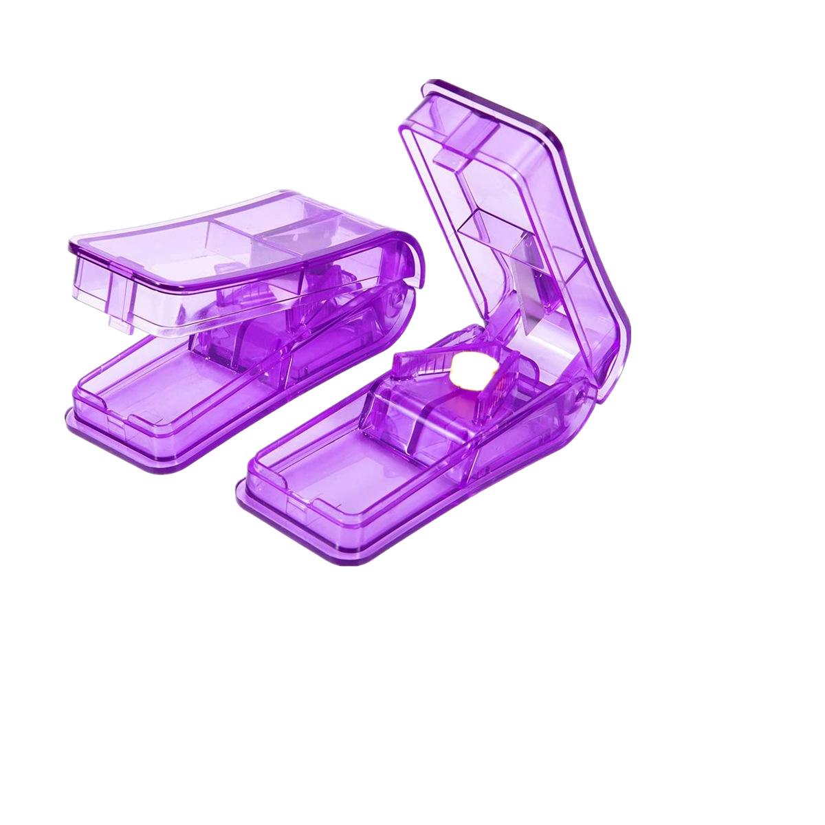 1PC Medizin Pille Halter Tablet Cutter Splitter Pille Fall Portable Storage Box Pille Tablet Pille Cutter Teiler