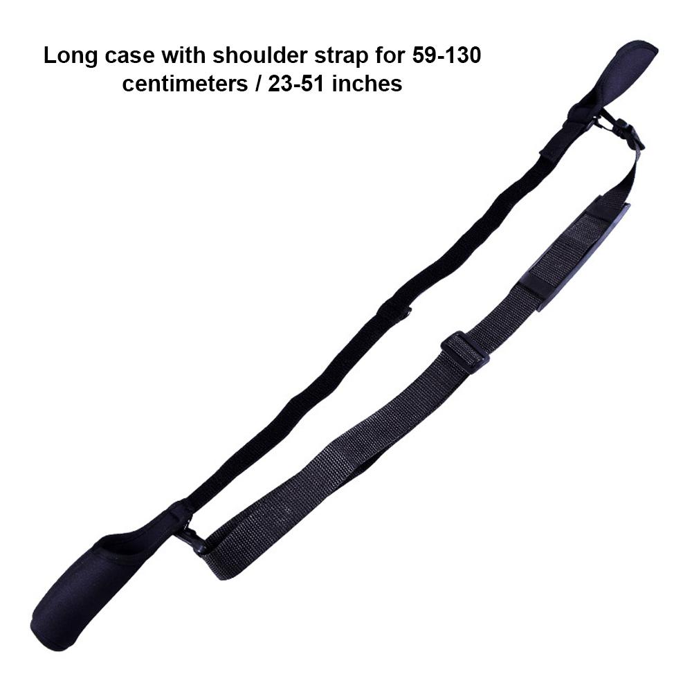 Angelrute Fall Tragbare Falten Angelrute Lagerung Tasche Dehnbare Angeln Spinnrute Reise Long case with shoulder strap