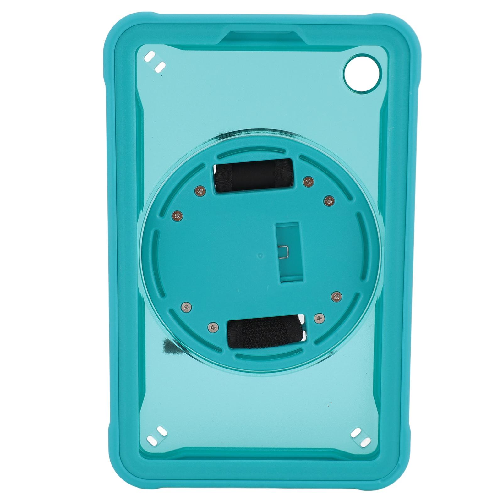 Tablet Stoßfestes Etui Multifunktionale Tablet Schutzhülle mit Handschlaufe Ständer Schultergurt hellblaue
